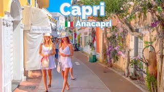 Capri, Italy 🇮🇹 - Summer 2024 - 4K 60fps HDR Walking Tour