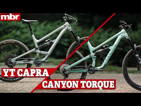 Direct-sales Enduro Bikes Review: Canyon Torque Vs YT Capra | MBR
