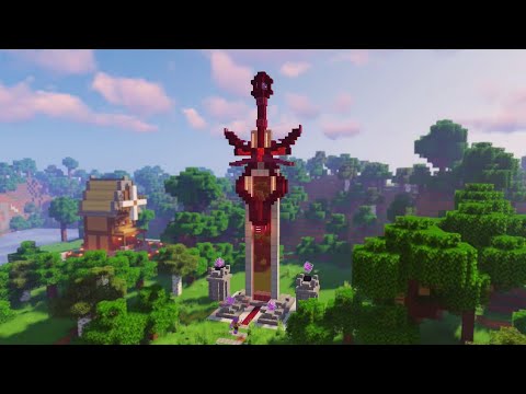Minecraft: Sword of Flame - Timelapse Tutorial