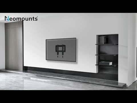 Neomounts LEVEL-550 WL30-550BL12 starre TV-Wandhalterung video preview