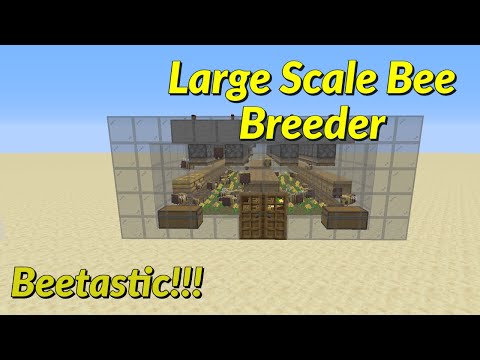 How to Breed Bees and Get Full Beehives Easily! | Best, Easiest Minecraft 1.17+ Farms