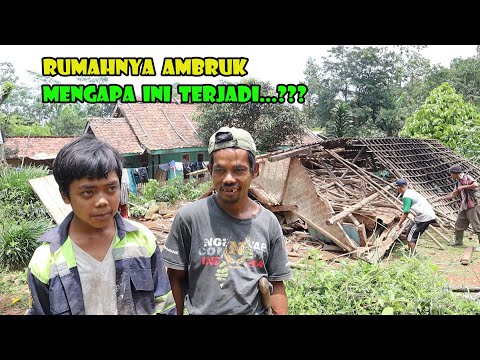 Rumah Ahmad Hancur Lebur..Sementara Keluarga Ahmad Tak Punya Lagi Tempat Tinggal.