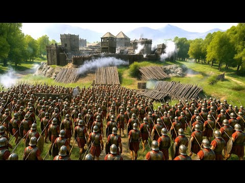 Massive Castle War – 5000 Vlandians vs 5000 Sturgians | Mount & Blade 2 Bannerlord