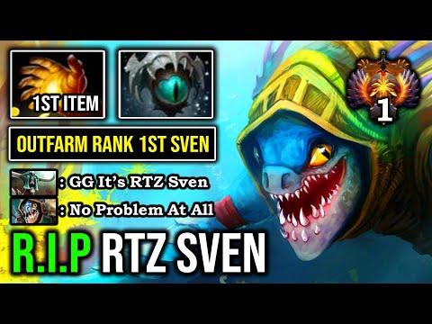 MIDAS SLARK IS BACK Craziest Outfarm Rank 1st Sven RTZ with Max Agility Steal 10K MMR DotA 2