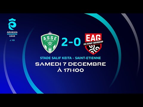 J10 : Saint-Etienne – Guingamp (2-0), le résumé