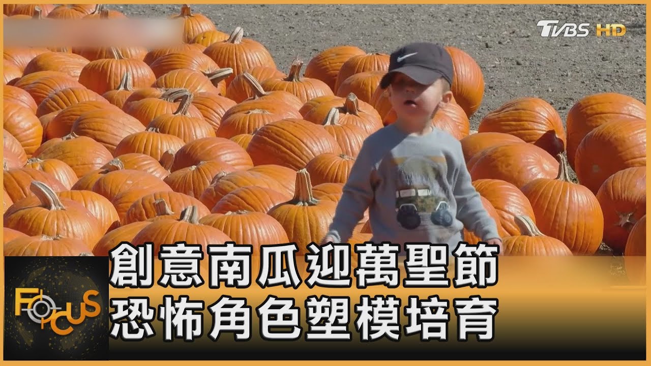 創意南瓜迎萬聖節 恐怖角色塑模培育
