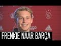Frenkie de Jong: 'Als Barcelona serieus is, is dat een droom'