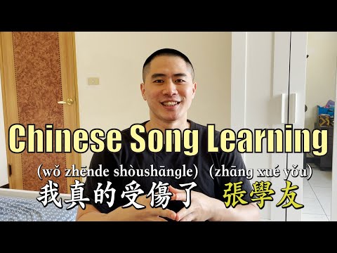 Chinese Song Learning "我真的受傷了 I Really Got Hurt" (張學友 Jacky Cheung) | Linus the Taiwanese