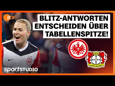 Eintracht Frankfurt – Bayer 04 Leverkusen | Frauen-Bundesliga, 13. Spieltag 2024/25 | sportstudio