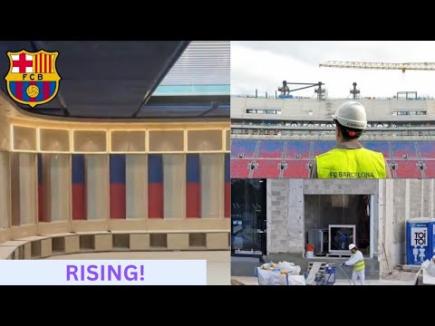 🔵🔴 Camp nou Massive Structural Progress Revealed