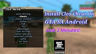 How To Install Cleo Mods In GTA San Andreas Android | Scripts Cheats Menu In GTA SA Mobile