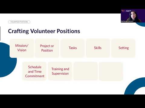 Developing Volunteer Positions