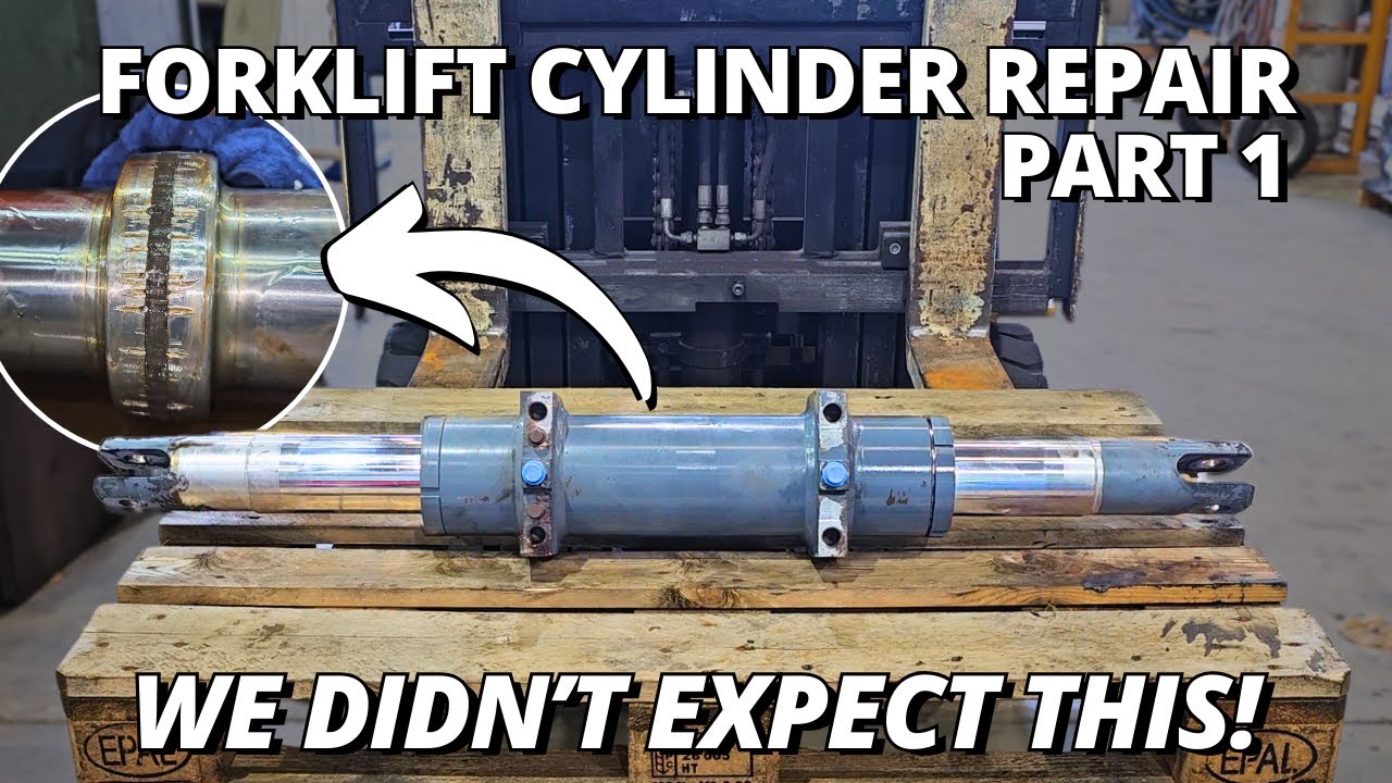 Forklift Cylinder Repair but We DIDN’T Expect THIS! 😱 | Part 1