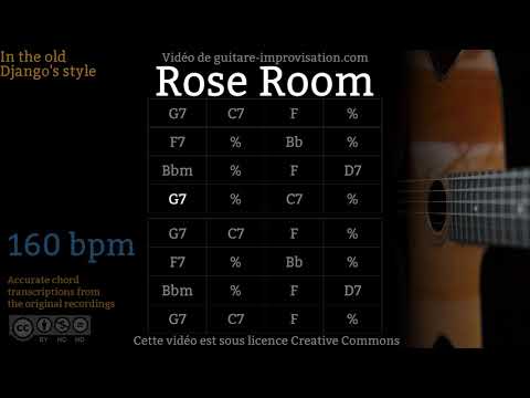 Rose Room (160 bpm) - Gypsy jazz Backing track / Jazz manouche
