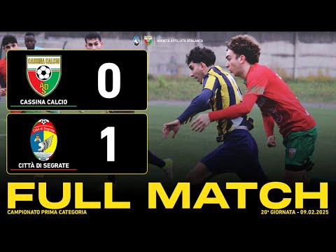 Cassina Calcio - Città di Segrate 0-1 | Full Match | Prima Categoria 2024/25