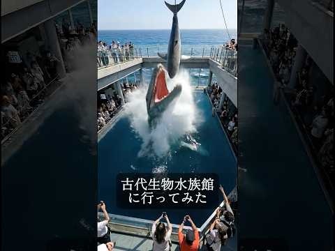 絶滅したはずの生物が泳ぐ水族館に行ってみた #shorts
