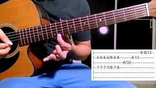 Sobrando Ausência - Zé Neto e Cristiano Aula Solo Violão (como tocar)