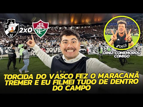 I FILMED THE VASCO FANS' SHOW AT MARACANÃ FROM INSIDE THE FIELD! Vasco 2x0 Fluminense