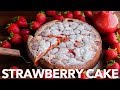 Easy Strawberry Cake Recipe With Tasty Strawberry Sauce