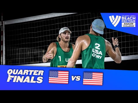 Crabb/ Lotman vs. Webber/Cory - Quarter Final Highlights Dubai 2022 #BeachProTour