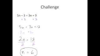Solving Multiple-Step Algebra Equations 
