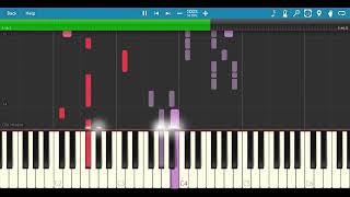Carrying Cathy - Ben Folds - Synthesia Piano Tutorial (Piano Only)