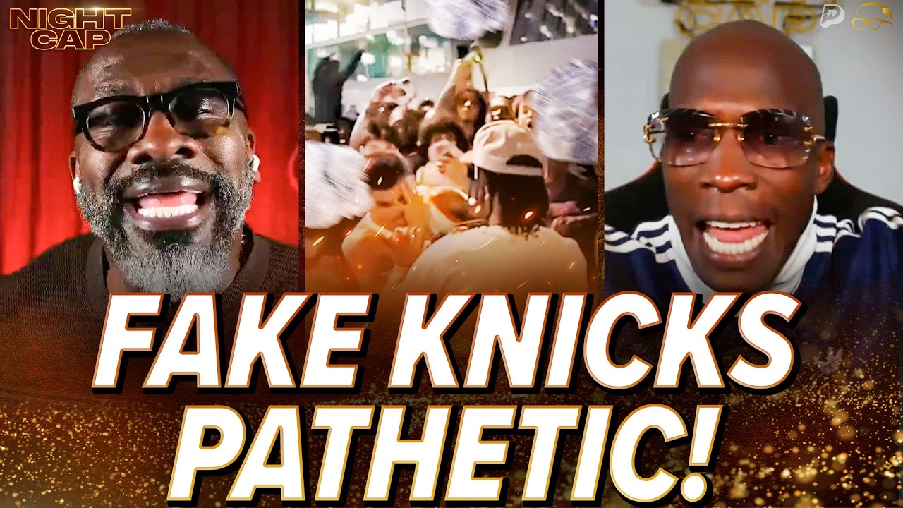 Unc & Ocho BLAST FAKE Knicks fans for BRAWLING with Spurs fans because of a loss! | Nightcap