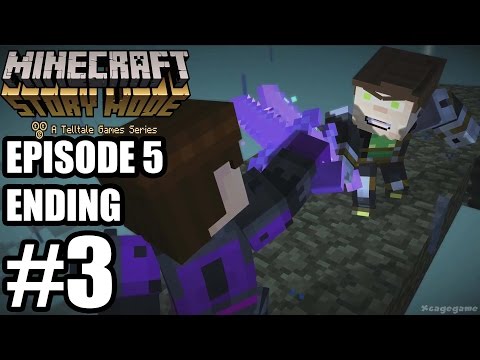 Minecraft Story Mode Episode 5 ENDING - Gameplay Walkthrough Part 3 - No Commentary