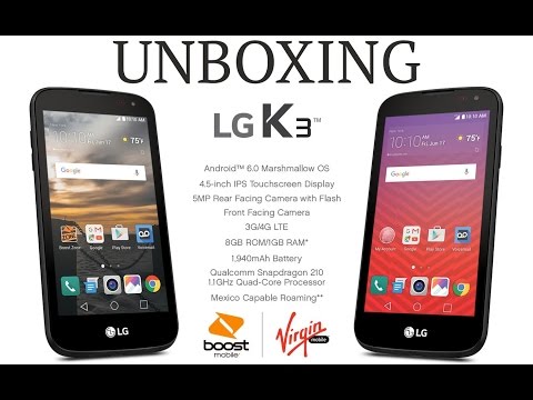 LG K3 Boost Mobile Unboxing , Setup & First Look