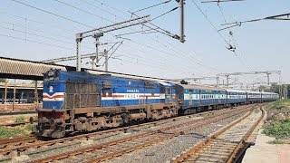 preview picture of video 'Swift Shuffling of Off-link Loco for Two Unusual Trains | Valsad Passenger to Jammu Tawi Express'