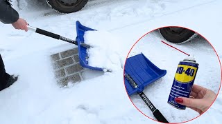 Mach das vor dem Schneeschaufeln!