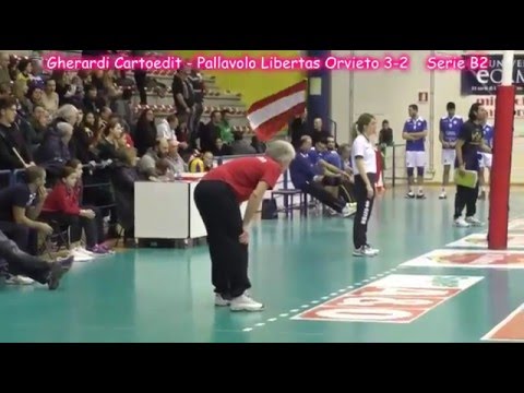 Gherardi Cartoedit   Pallavolo Libertas Orvieto  3 2  B2     06 Febb 2016