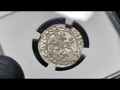 Zygmunt II August, Trojak 1562, Wilno