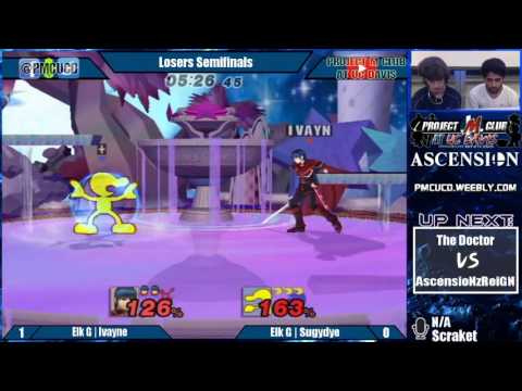 "Ascension 9/24/16" - Ivayne (Fox/Marth/Wolf) v. Sugydye (Fox/G&W) - Losers Semis