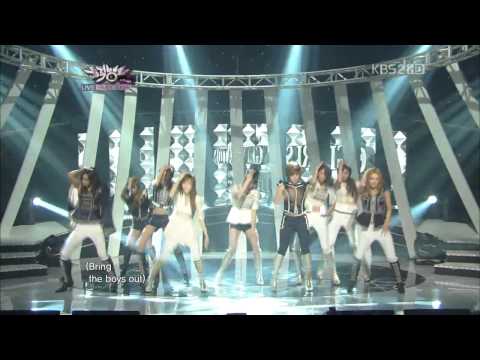 111104 SNSD - The Boys K-Chart (KBS Music Bank)