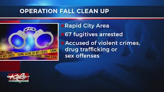 'Operation Fall Clean Up': 67 arrests in one week