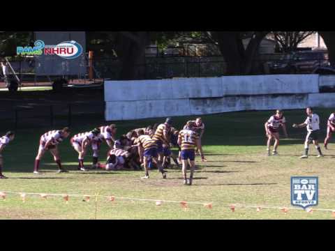 2017 RAMS NHRU Round 14 Premier 3 Highlights - Hamilton Hawks Vs University of Newcastle