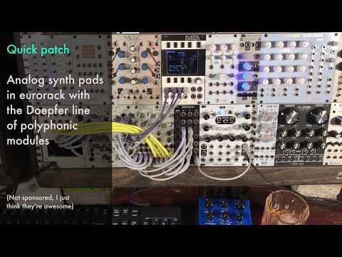 Patch notes: Polyphonic modular synth pads - chords for days!