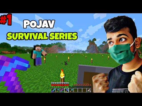 MINECRAFT EVENT SURVIVAL SERIES DAY 1 ||  A NEW JOURNEY BEGINS AND THE APPEARANCE OF THE #minecraftpe LAUNCHER