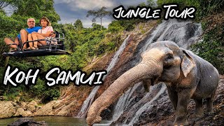 JUNGLE TOUR KOH SAMUI, THAILAND, WATERFALL, ELEPHANTS, MAGIC GARDEN, ORGANIC FARM