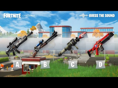 ADIVINA EL ARMA DE FORTNITE POR EL SONIDO - #5 - FORTNITE CHALLENGE | tusadivi