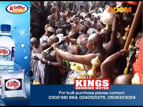 Watch how the Ashanti black "stools" enters the Manhyia Palace.