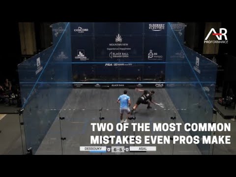 PSA Squash: Two Of The Most Common Mistakes Even Pros Make