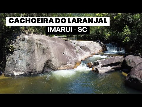 Incrível cachoeira do lado da estrada em Imaruí - Venha conhecer  - Santa Catarina