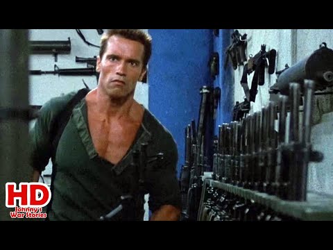 Gun Store and M202 Flash Scene - Commando (1985)