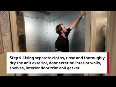 Norlake Walk-In Cooler Cleaning Instructions