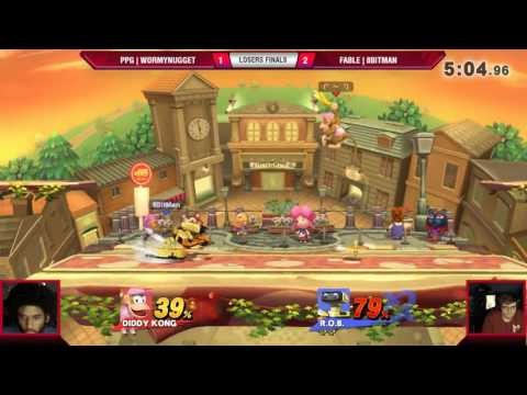 VS Weekly 6/29/17 - Losers Finals - WormyNugget (Diddy) vs 8Bitman (ROB) - Smash 4