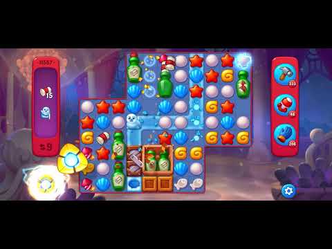 Fishdom Hard level 11557 no boosters フィッシュダム ハード