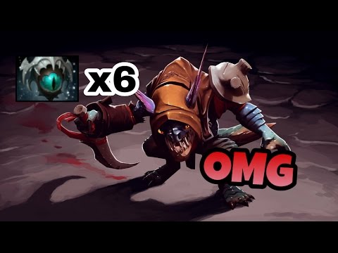 Slark Dota 2 | 6 Eye of Skadi (Unfair Bots)