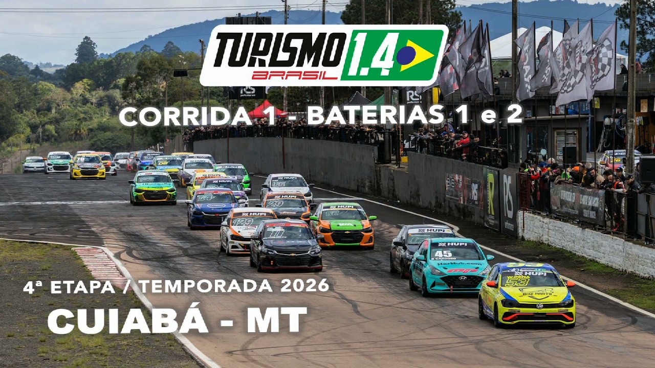 Turismo 1.4 BR CORRIDA 1 - etapa 4 -  Cuiabá - MT 01.08.2026